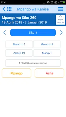 Swahili Bible Offline android App screenshot 12