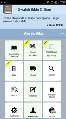 Swahili Bible Offline android App screenshot 8